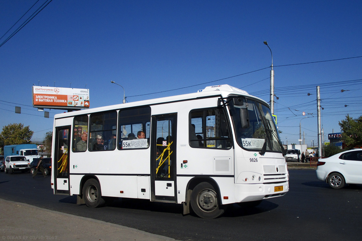 Волгоградская область, ПАЗ-320302-11 № 9826