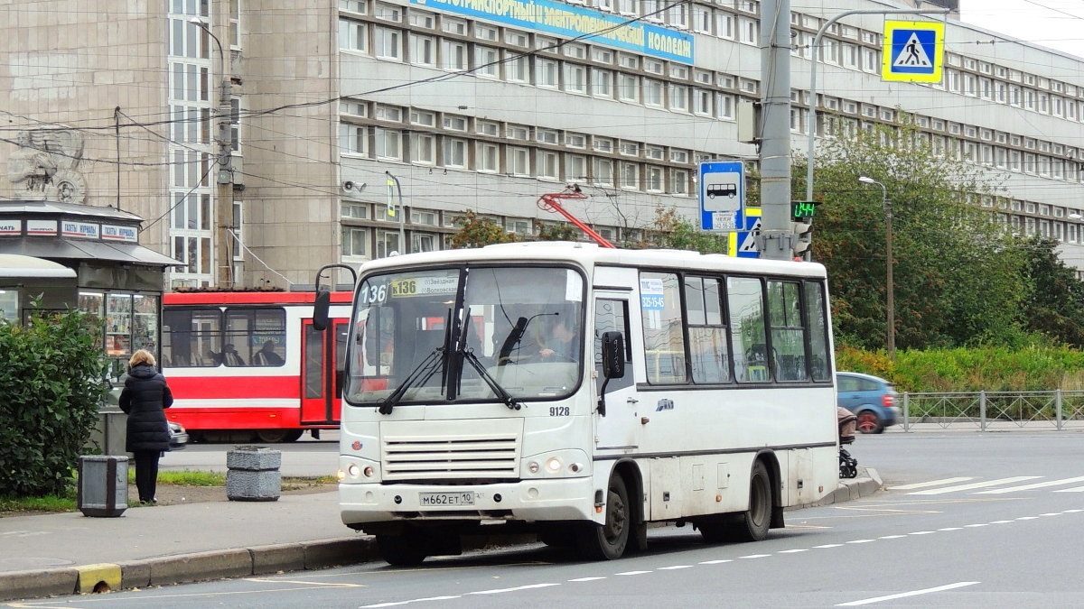 Санкт-Петербург, ПАЗ-320402-05 № 9128