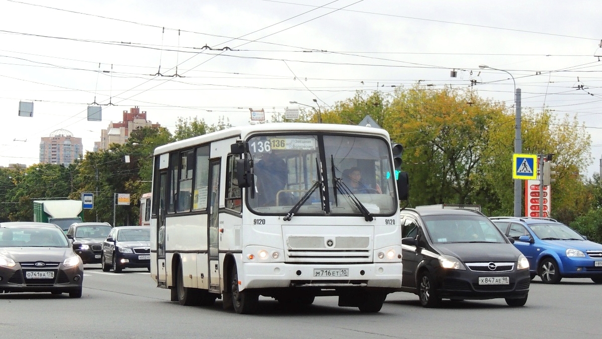 Санкт-Петербург, ПАЗ-320402-05 № 9120