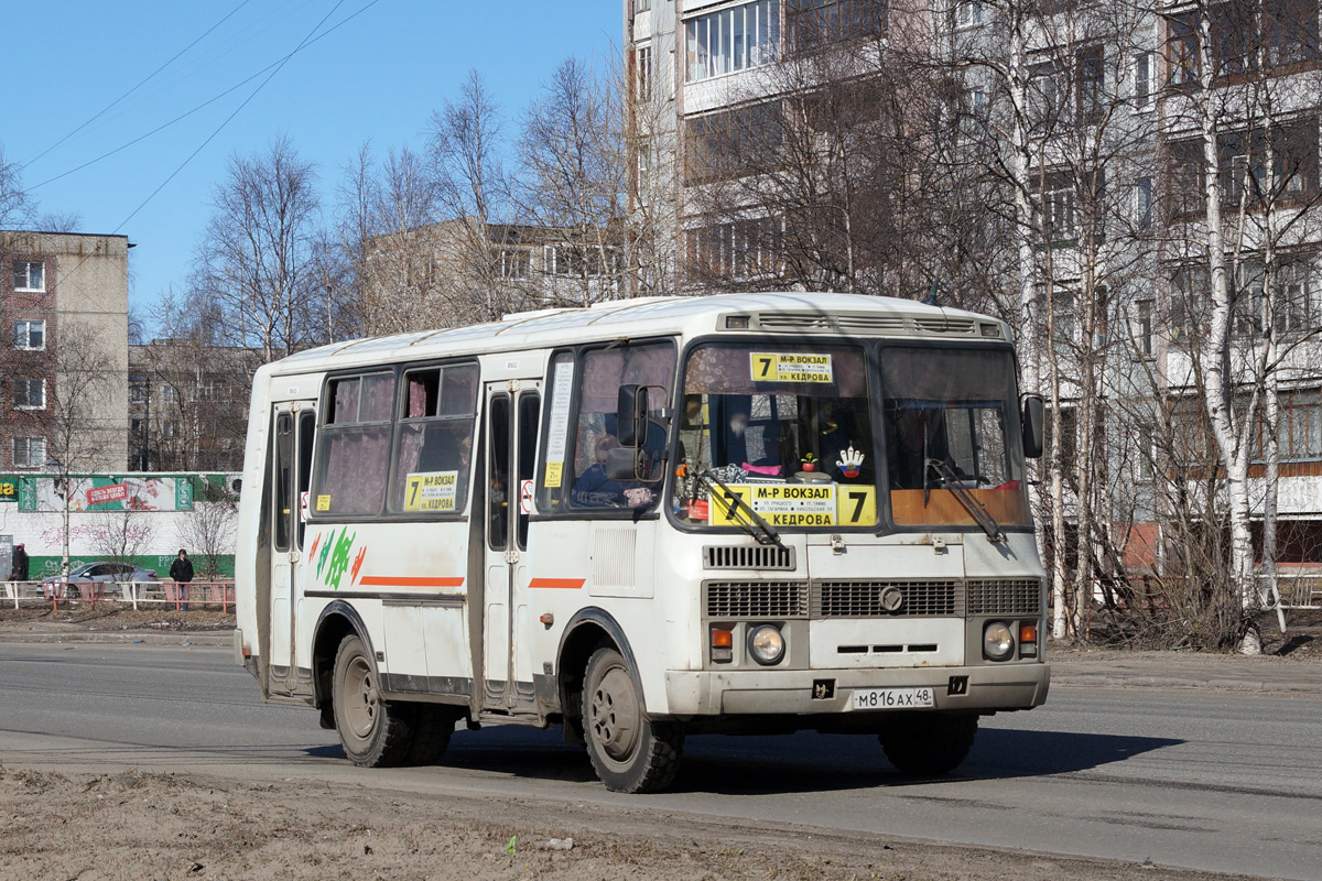 Архангельская область, ПАЗ-32054 № М 816 АХ 48