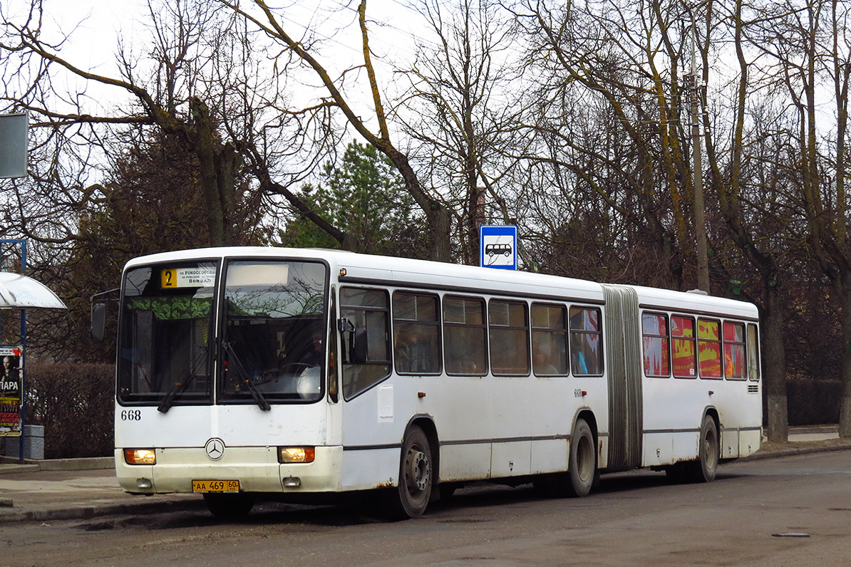 Псковская область, Mercedes-Benz O345G № 668