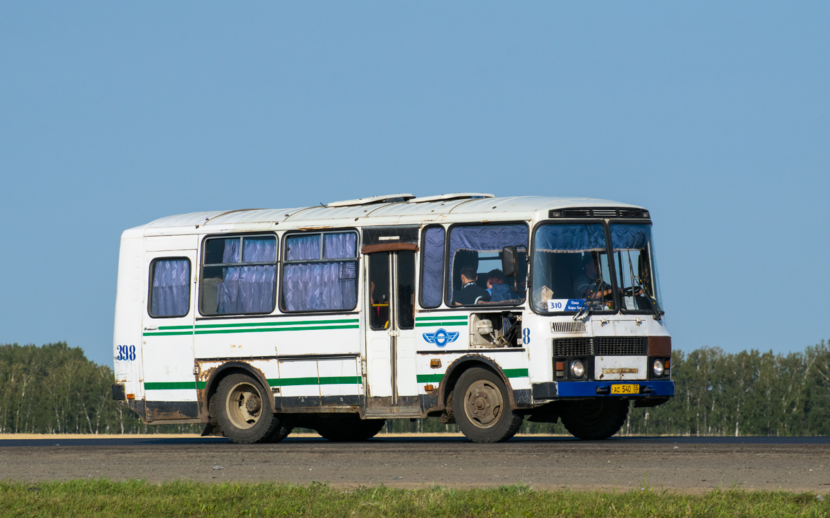 Омская область, ПАЗ-32053 № 398