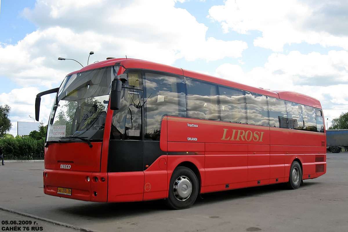 Yaroslavl region, Orlandi TopClass № АЕ 270 76