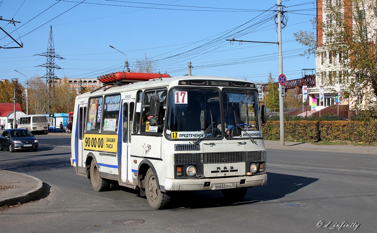 Томская область, ПАЗ-3205-110 № М 655 РН 70