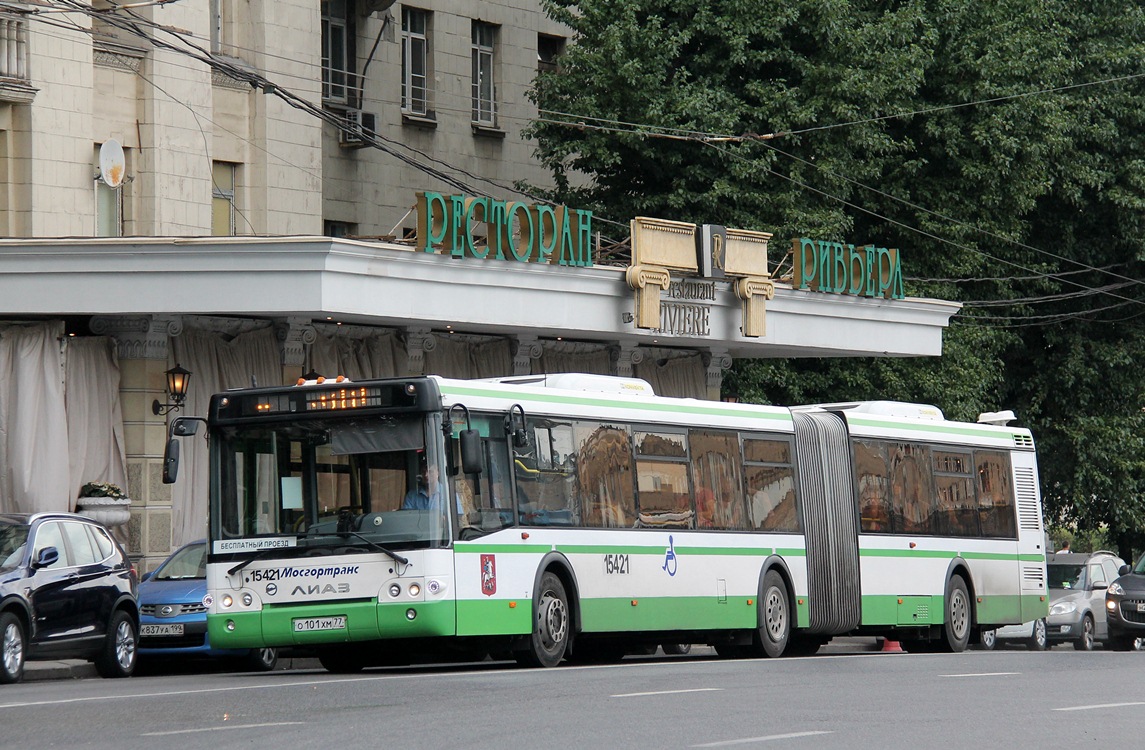 Москва, ЛиАЗ-6213.22-01 № 15421