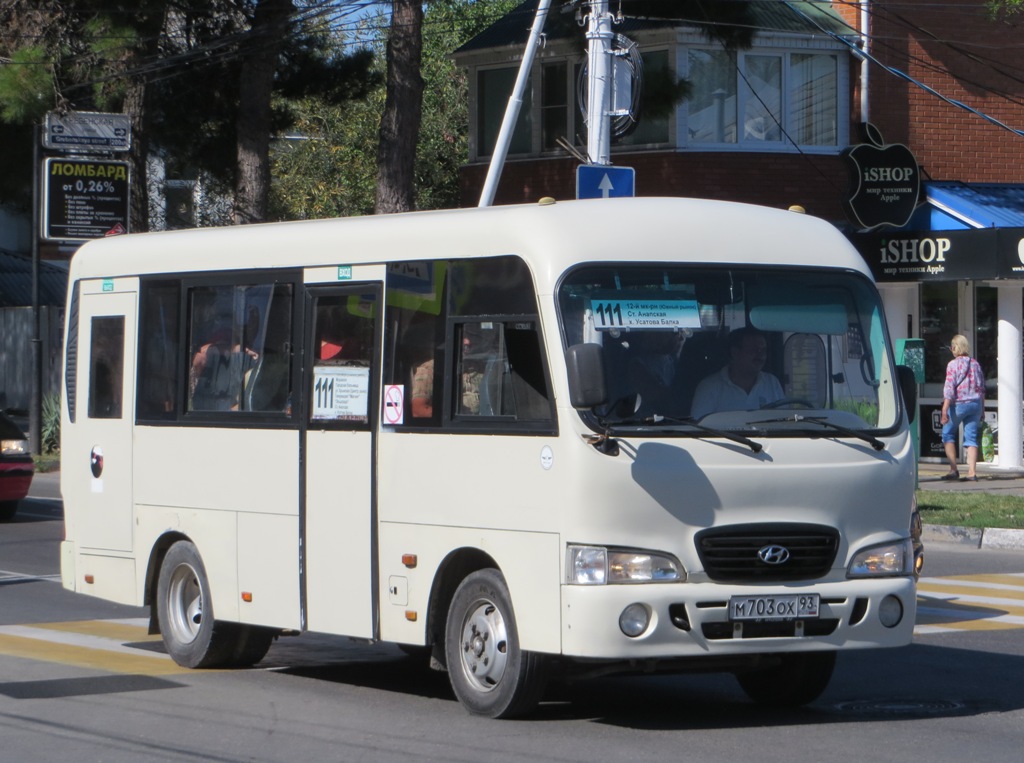 Краснодарский край, Hyundai County SWB C08 (РЗГА) № М 703 ОХ 93