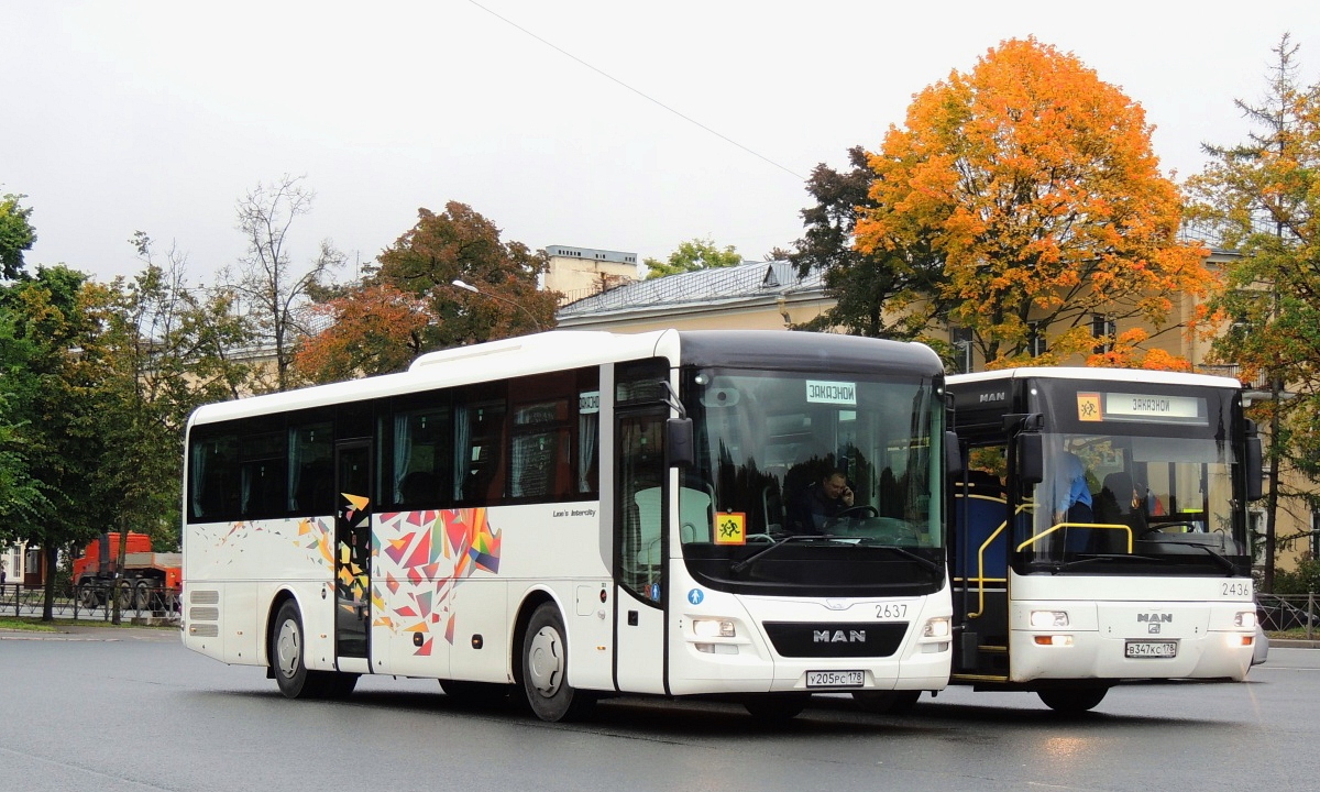 Санкт-Петербург, MAN R60 Lion's Intercity ÜL290 № 2637