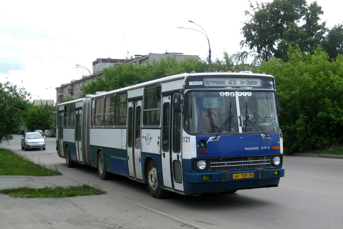 Свердловская область, Ikarus 283.10 № 1121