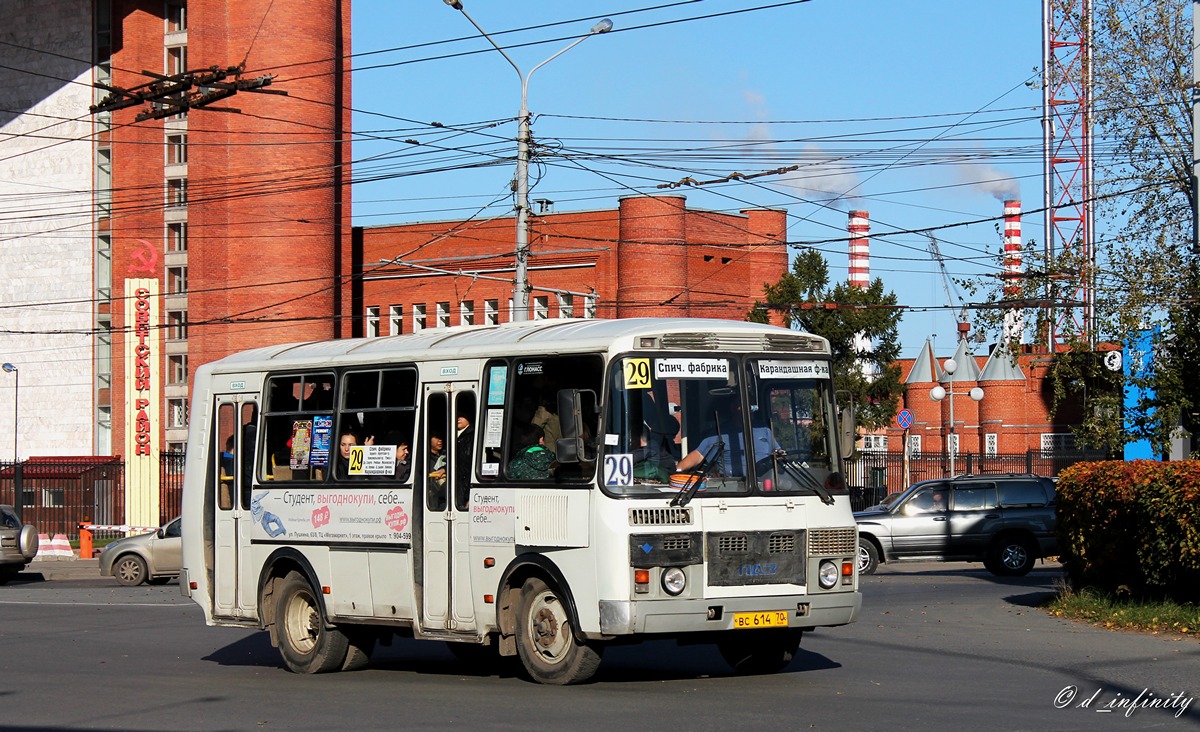 Томская область, ПАЗ-32054 № ВС 614 70