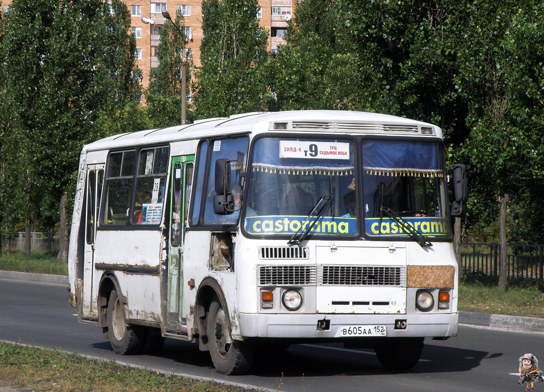 Нижегородская область, ПАЗ-32054 № В 605 АА 152