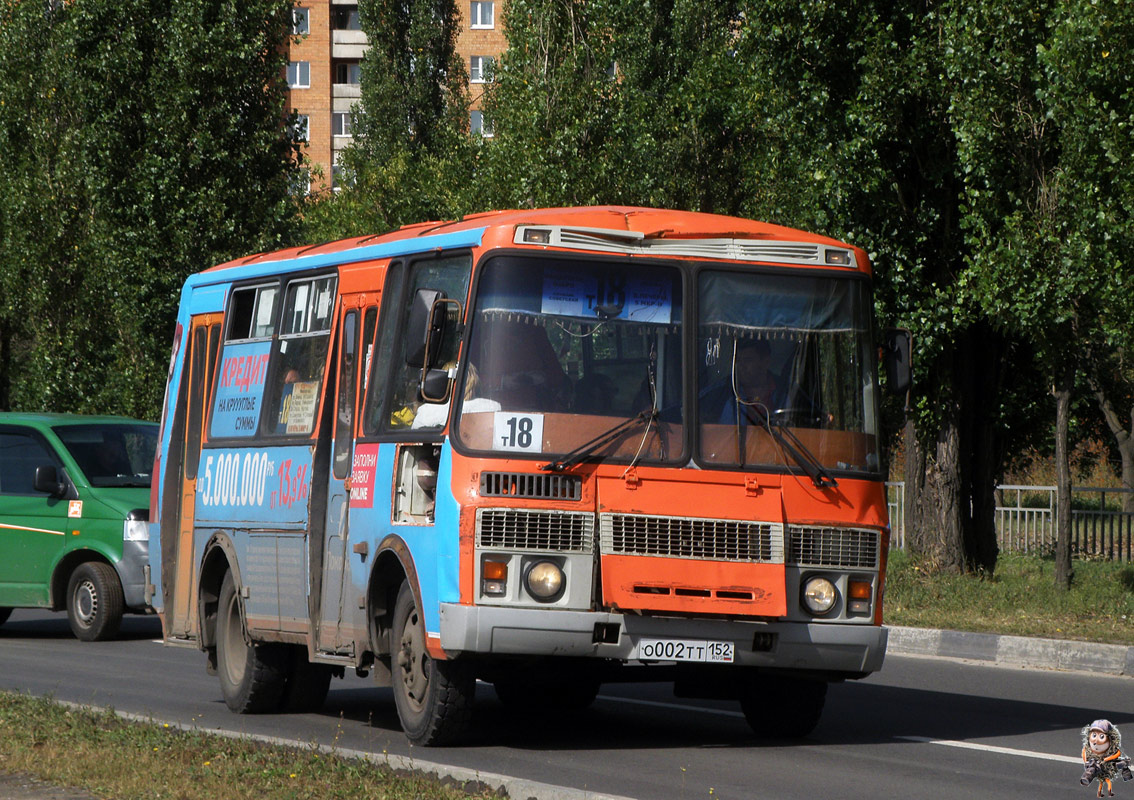 Нижегородская область, ПАЗ-32054 № О 002 ТТ 152