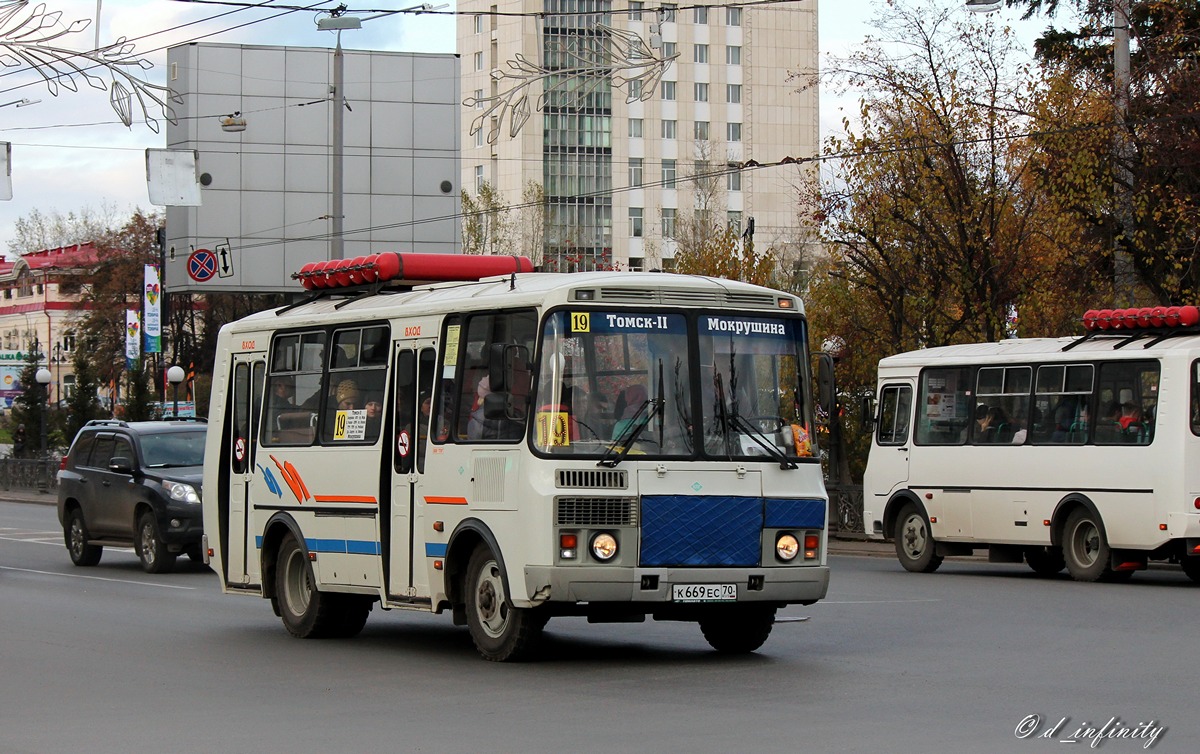 Томская область, ПАЗ-32054 № К 669 ЕС 70