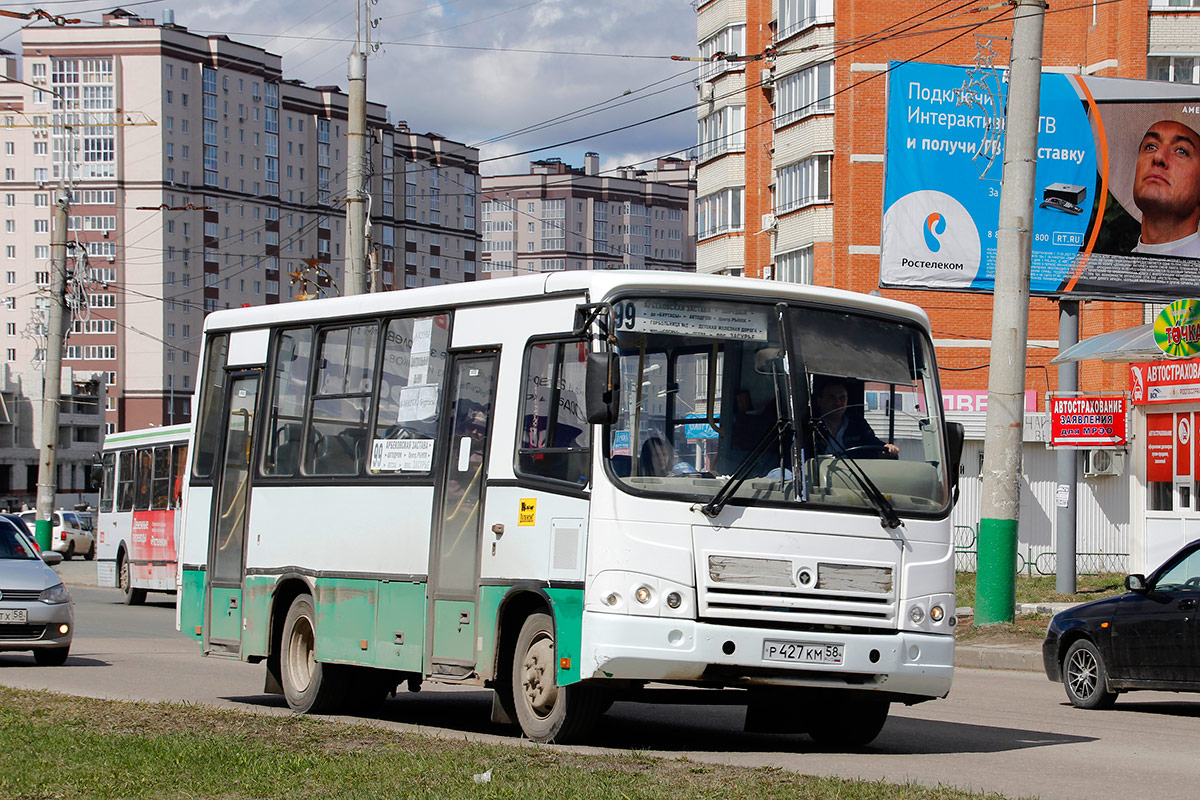 Пензенская область, ПАЗ-320402-03 № Р 427 КМ 58