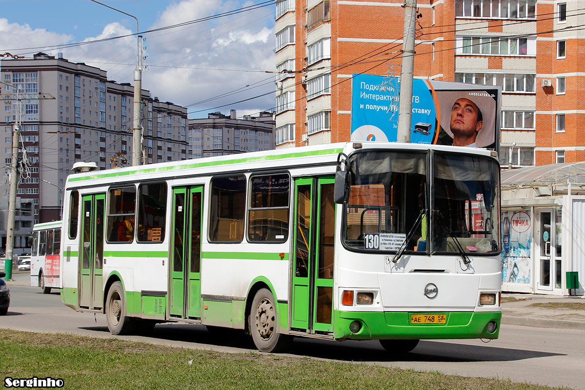 Penza region, LiAZ-5256.45 Nr. АЕ 748 58