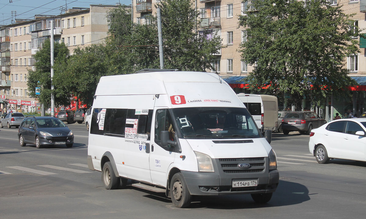 Челябинская область, Нижегородец-222709  (Ford Transit) № К 114 РВ 174