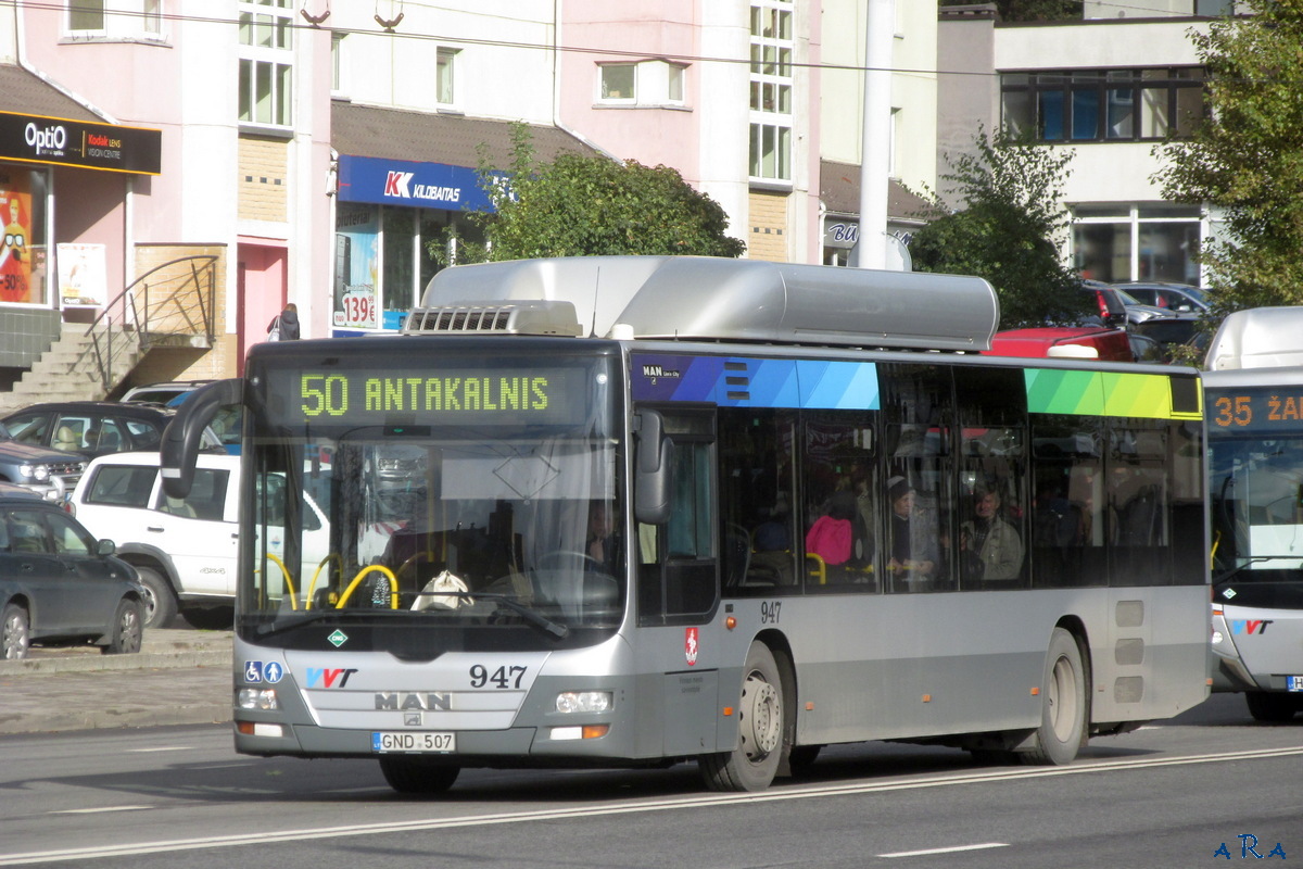 Литва, MAN A21 Lion's City NL273 CNG № 947