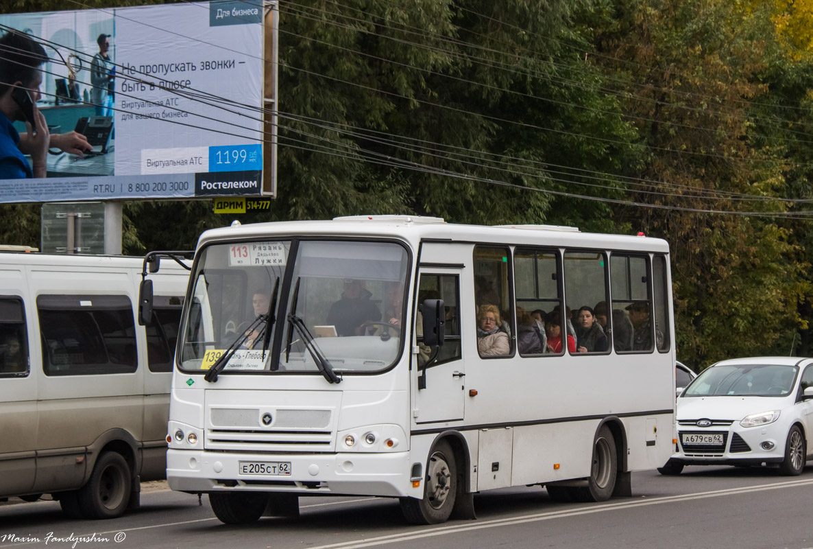 Рязанская область, ПАЗ-320302-12 № Е 205 СТ 62