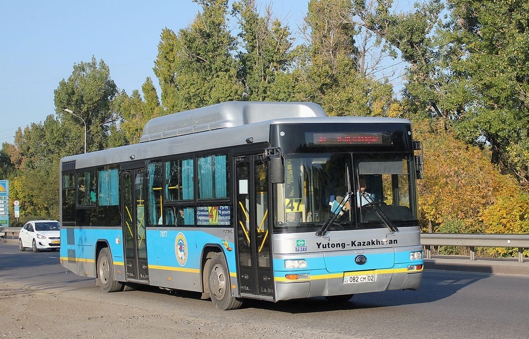 Алматы, Yutong ZK6118HGA № 7077