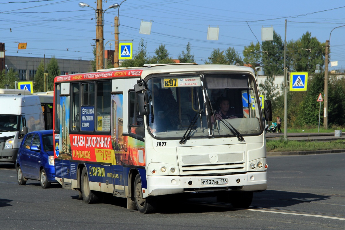 Санкт-Петербург, ПАЗ-320402-05 № 7927