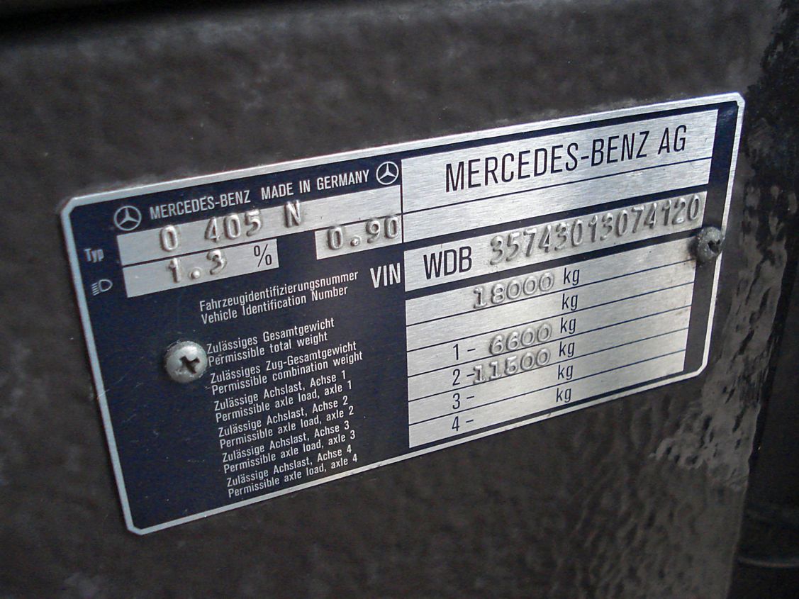 Saarland, Mercedes-Benz O405N Nr MZG-BR 666