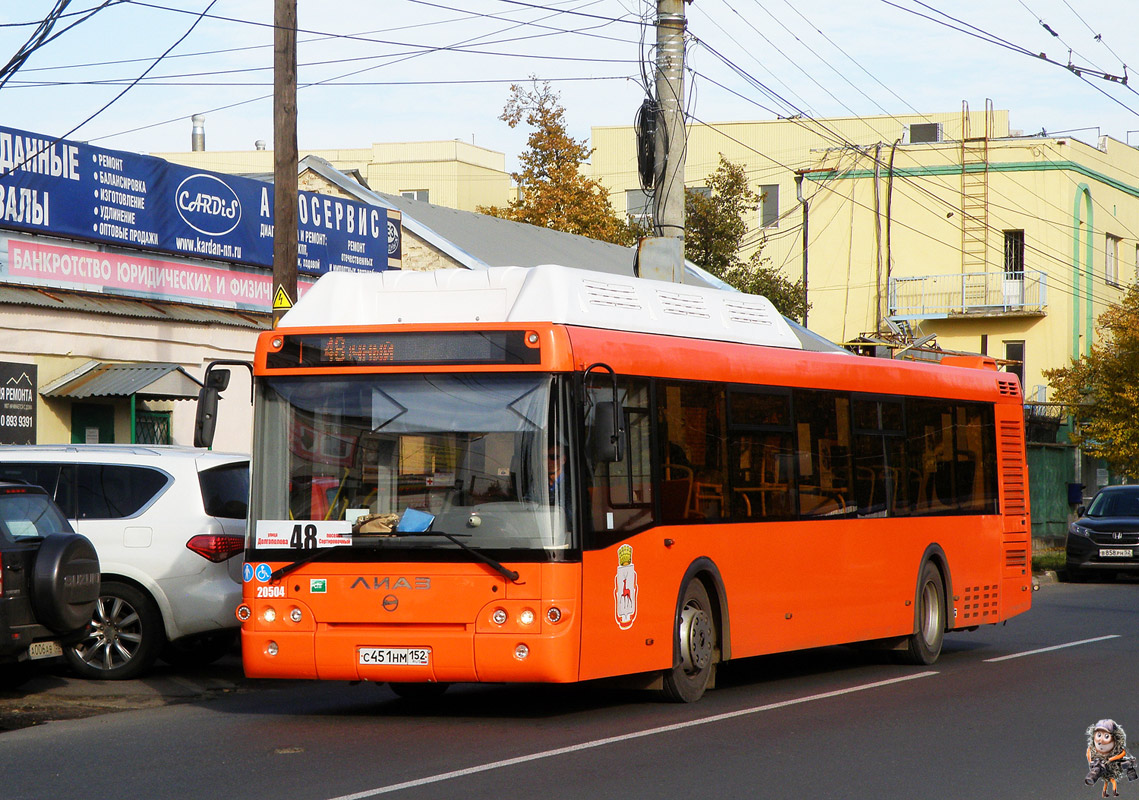 Obwód niżnonowogrodzki, LiAZ-5292.67 (CNG) Nr 20504