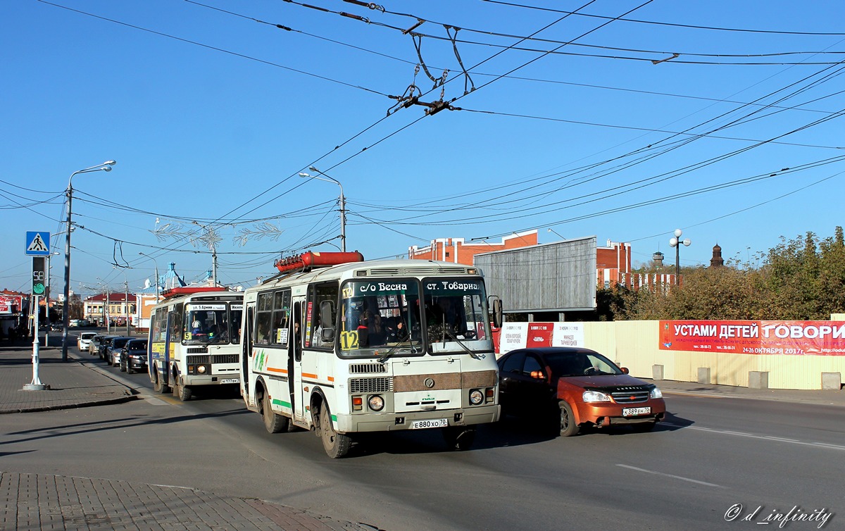 Томская область, ПАЗ-32054 № Е 880 ХО 70