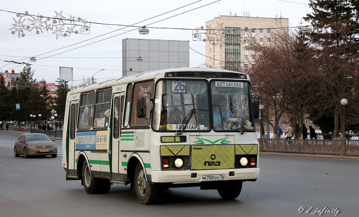 Obwód tomski, PAZ-32051-110 Nr М 750 ОХ 70