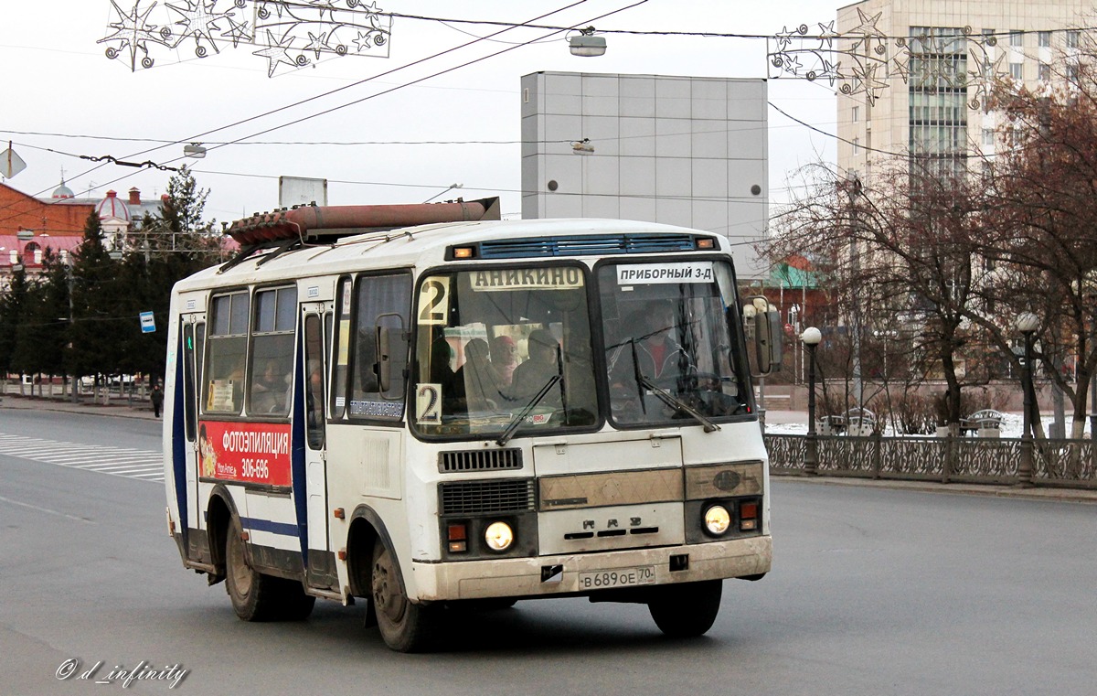 Томская область, ПАЗ-32051-110 № В 689 ОЕ 70