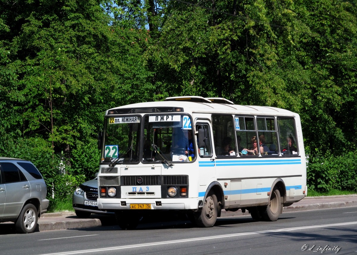 Томская область, ПАЗ-32054 № АС 747 70