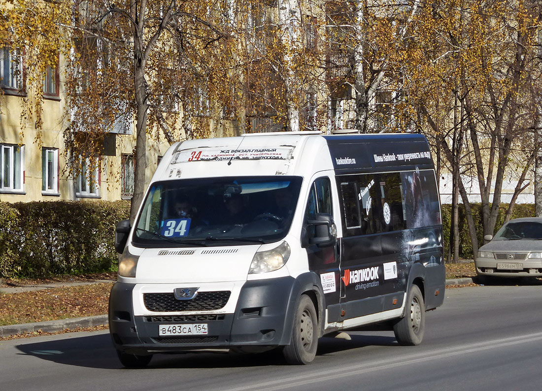 Новосибирская область, Нижегородец-2227SK (Peugeot Boxer) № В 483 СА 154