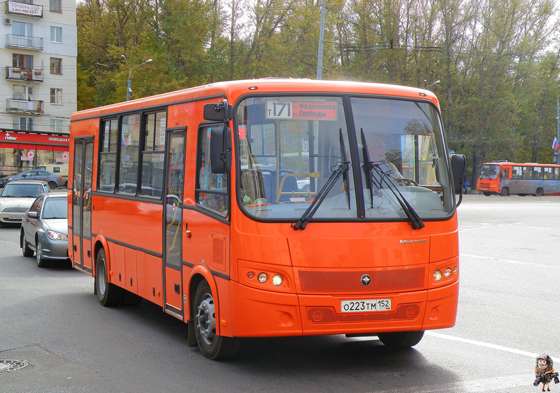 Nizhegorodskaya region, PAZ-320414-05 "Vektor" (1-2) Nr. О 223 ТМ 152