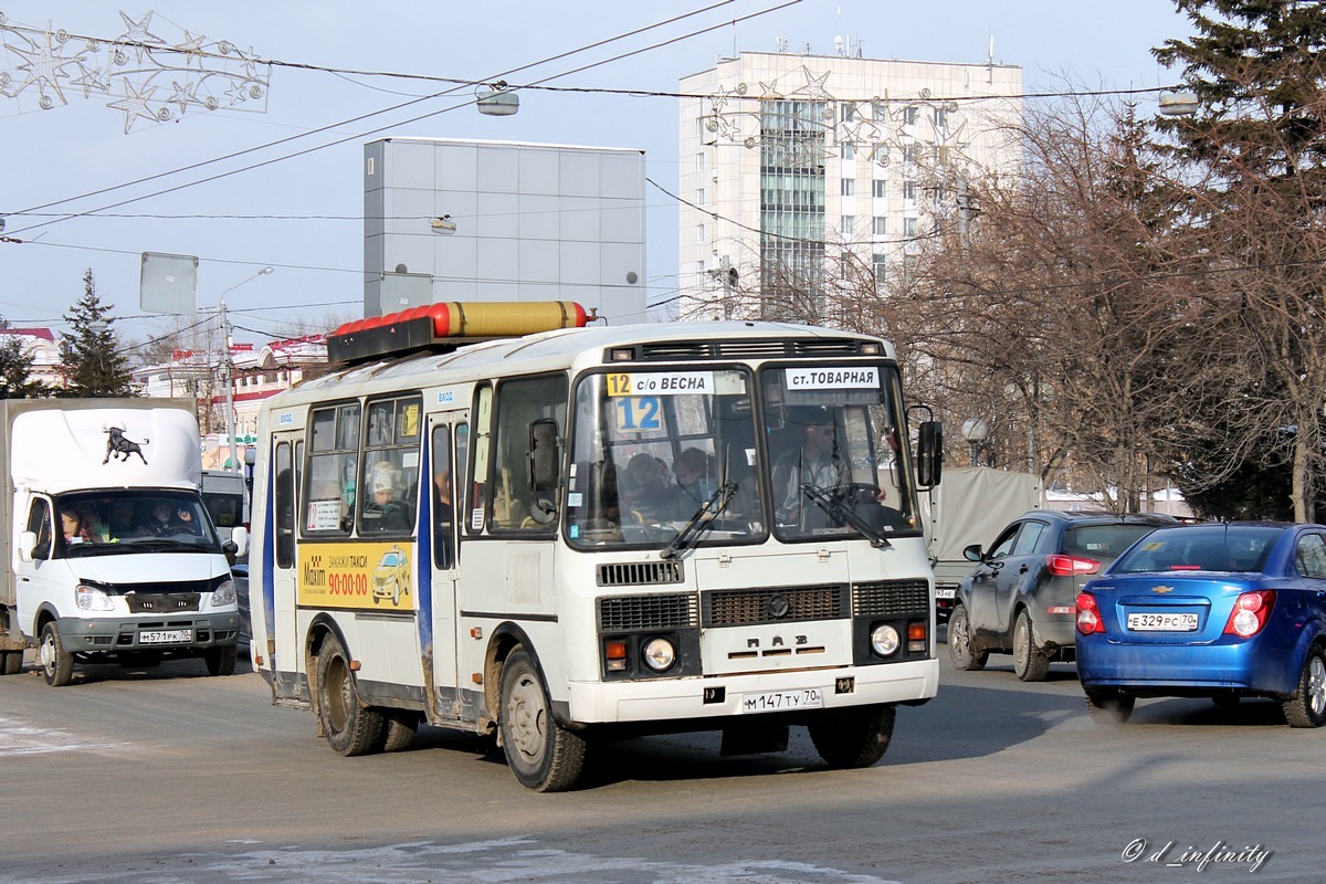 Томская область, ПАЗ-32054 № М 147 ТУ 70