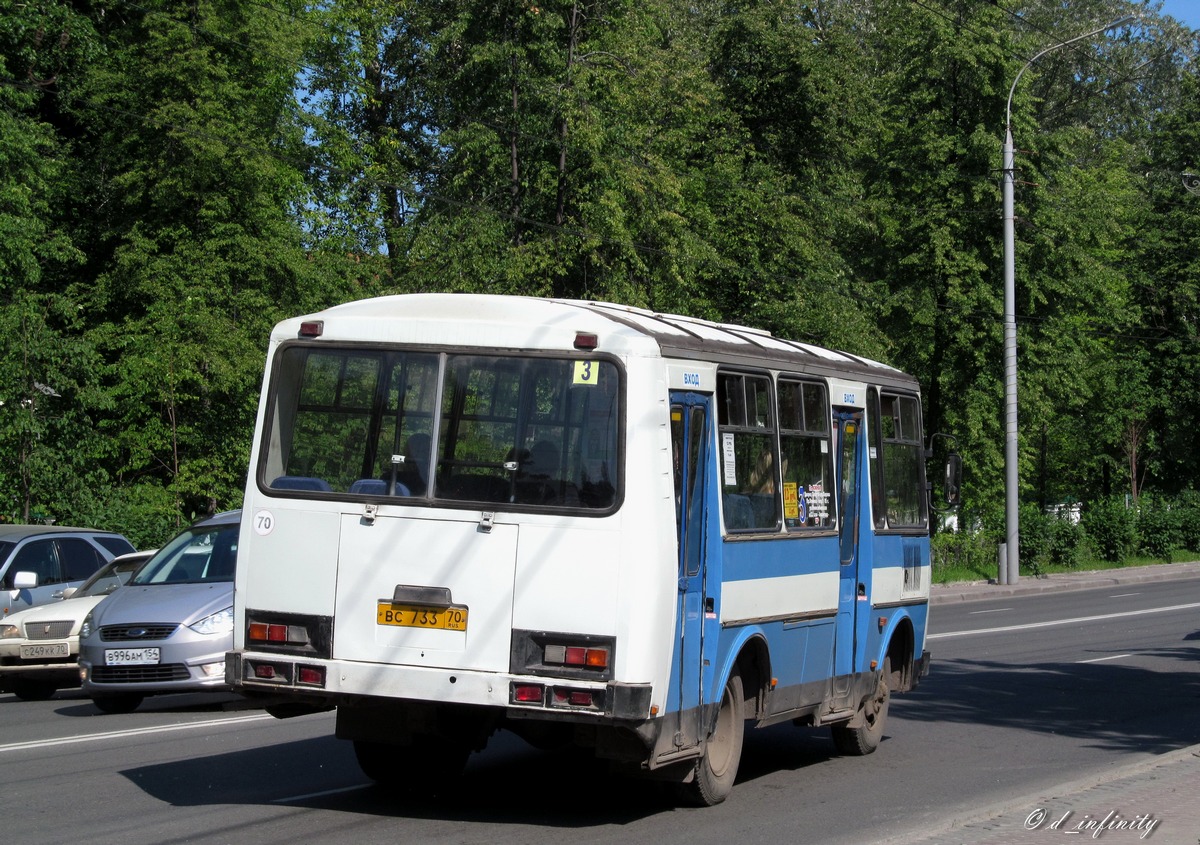 Томская область, ПАЗ-32051-110 № ВС 733 70