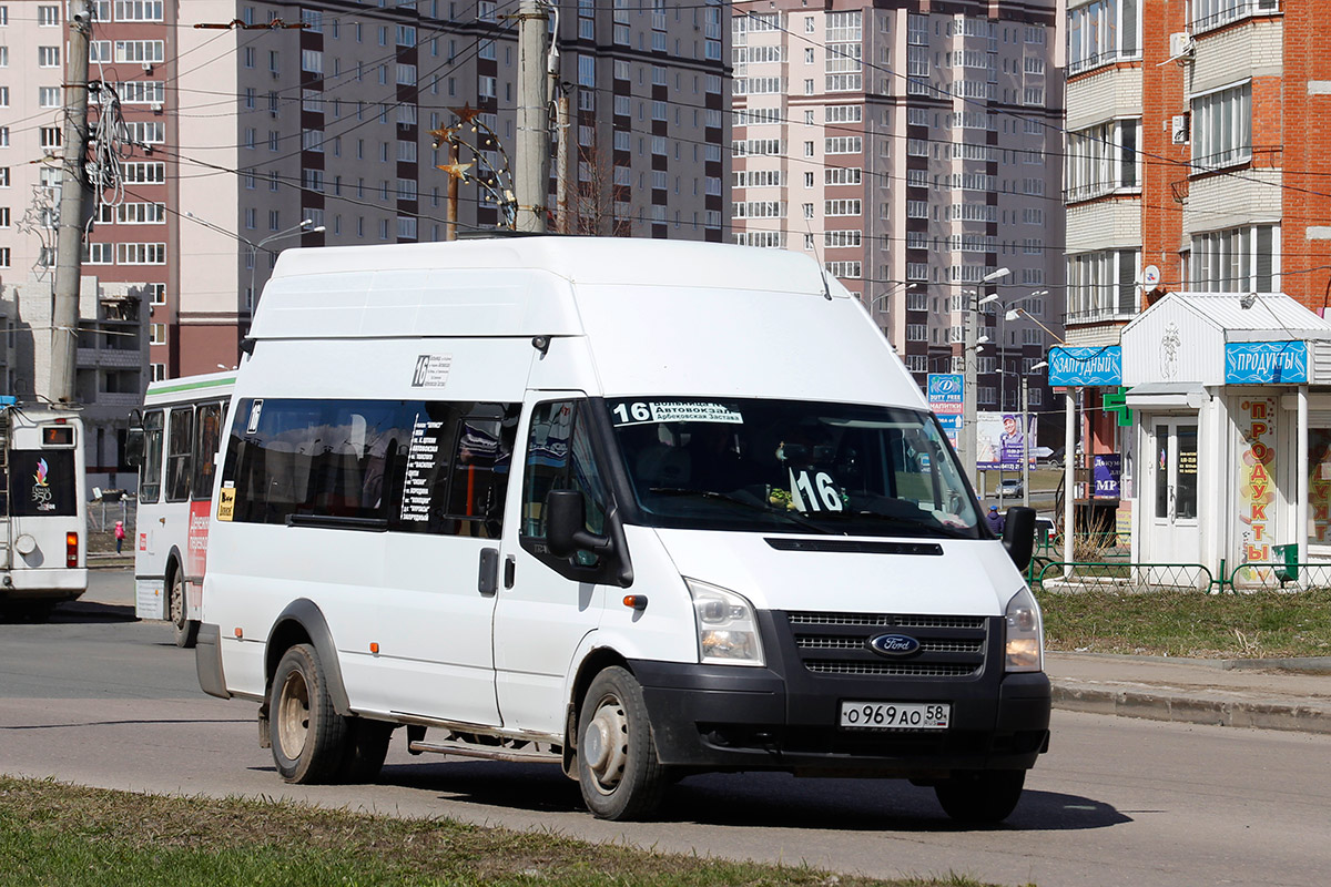 Пензенская область, Нижегородец-222709  (Ford Transit) № О 969 АО 58