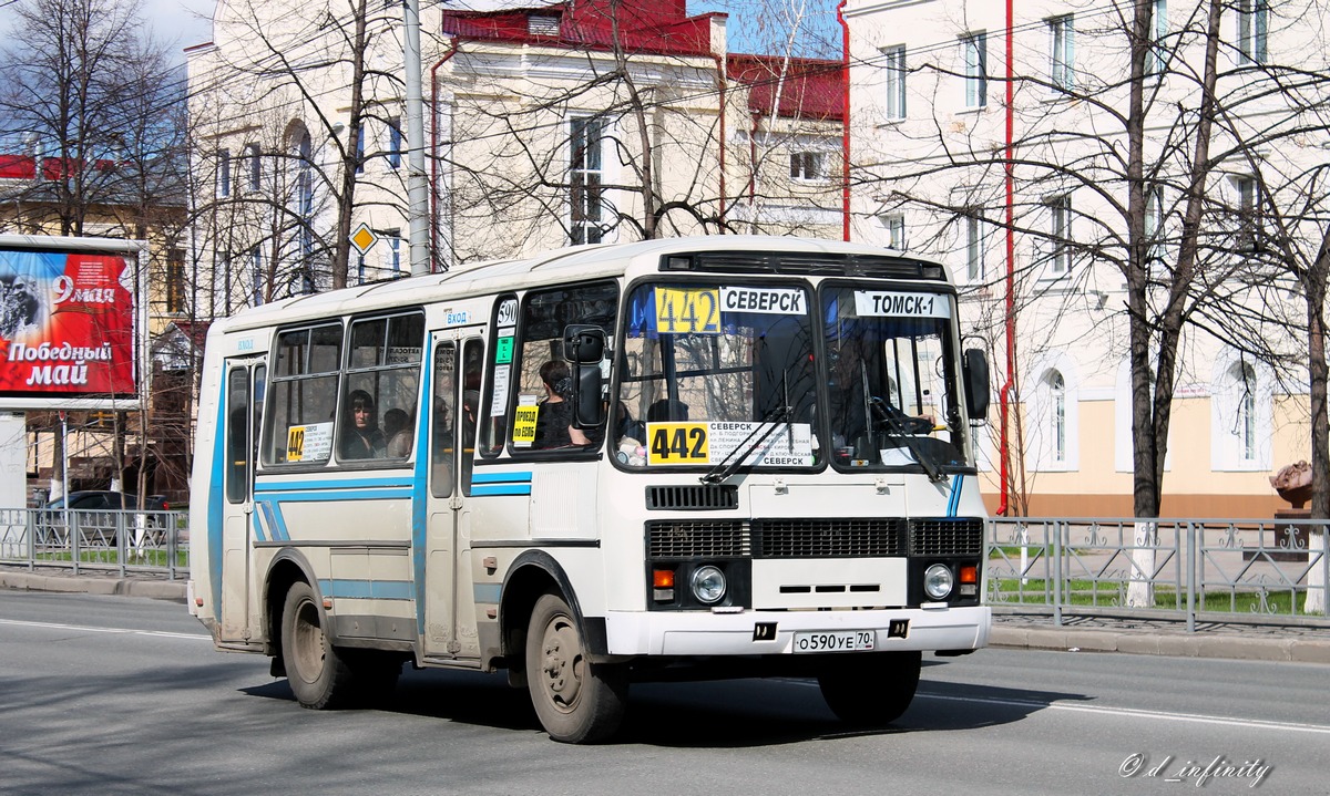 Томская область, ПАЗ-32054 № О 590 УЕ 70