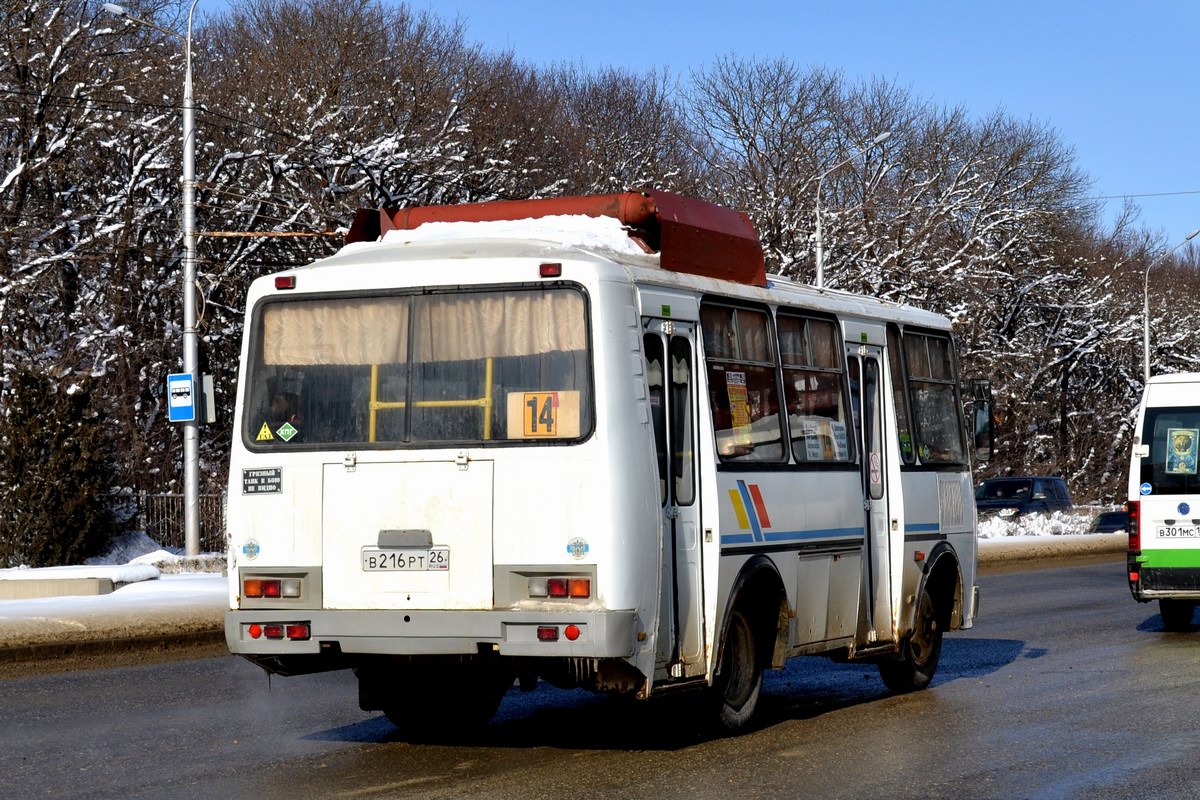 Ставропольский край, ПАЗ-32054 № В 216 РТ 26