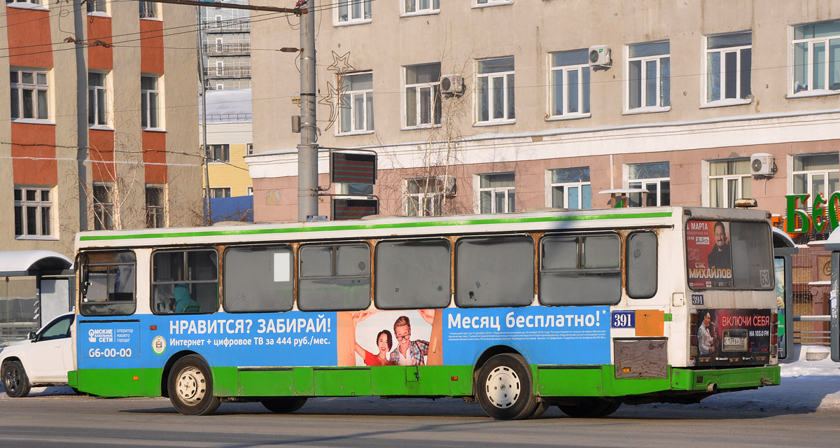 Omsk region, LiAZ-5256.45 Nr. 391