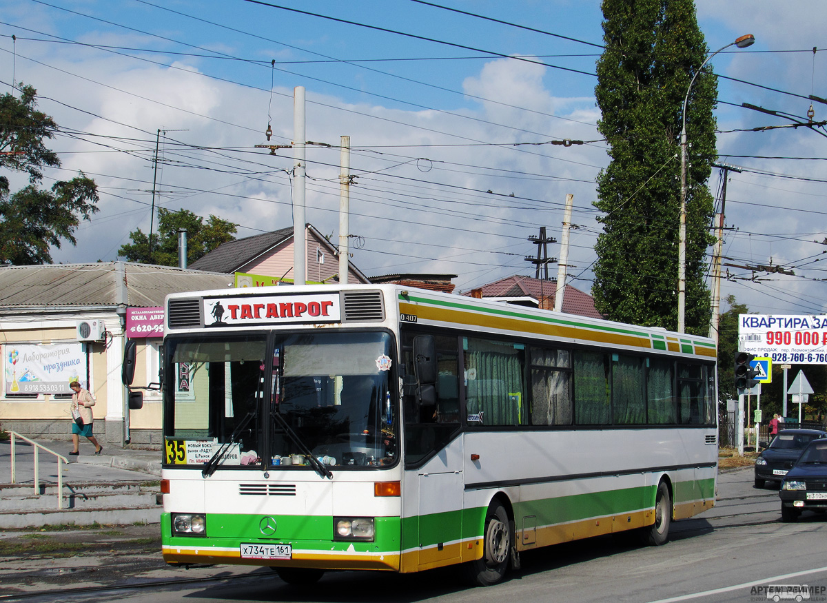 Rostov region, Mercedes-Benz O407 # Х 734 ТЕ 161