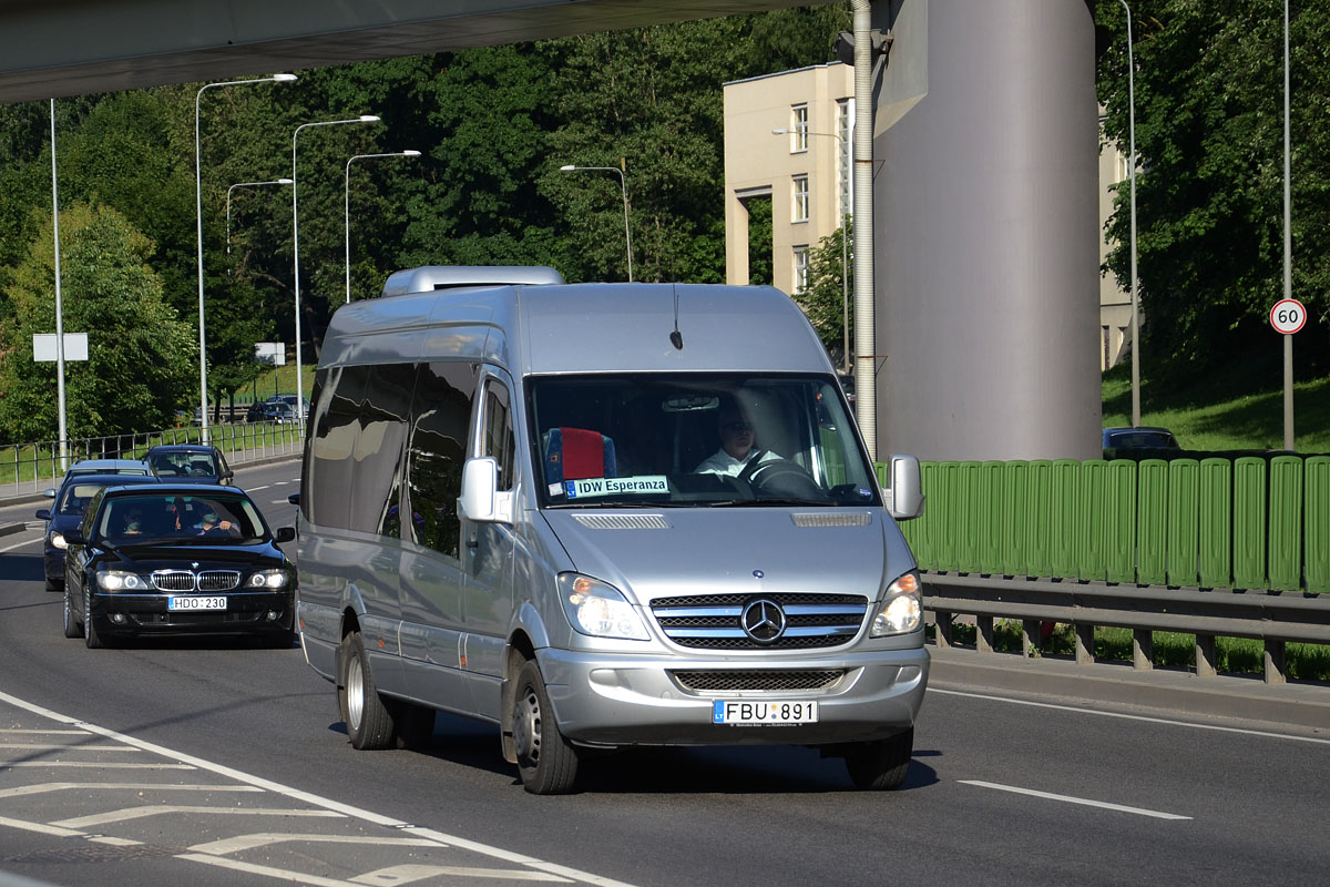 Литва, Mercedes-Benz Sprinter W906 515CDI № FBU 891