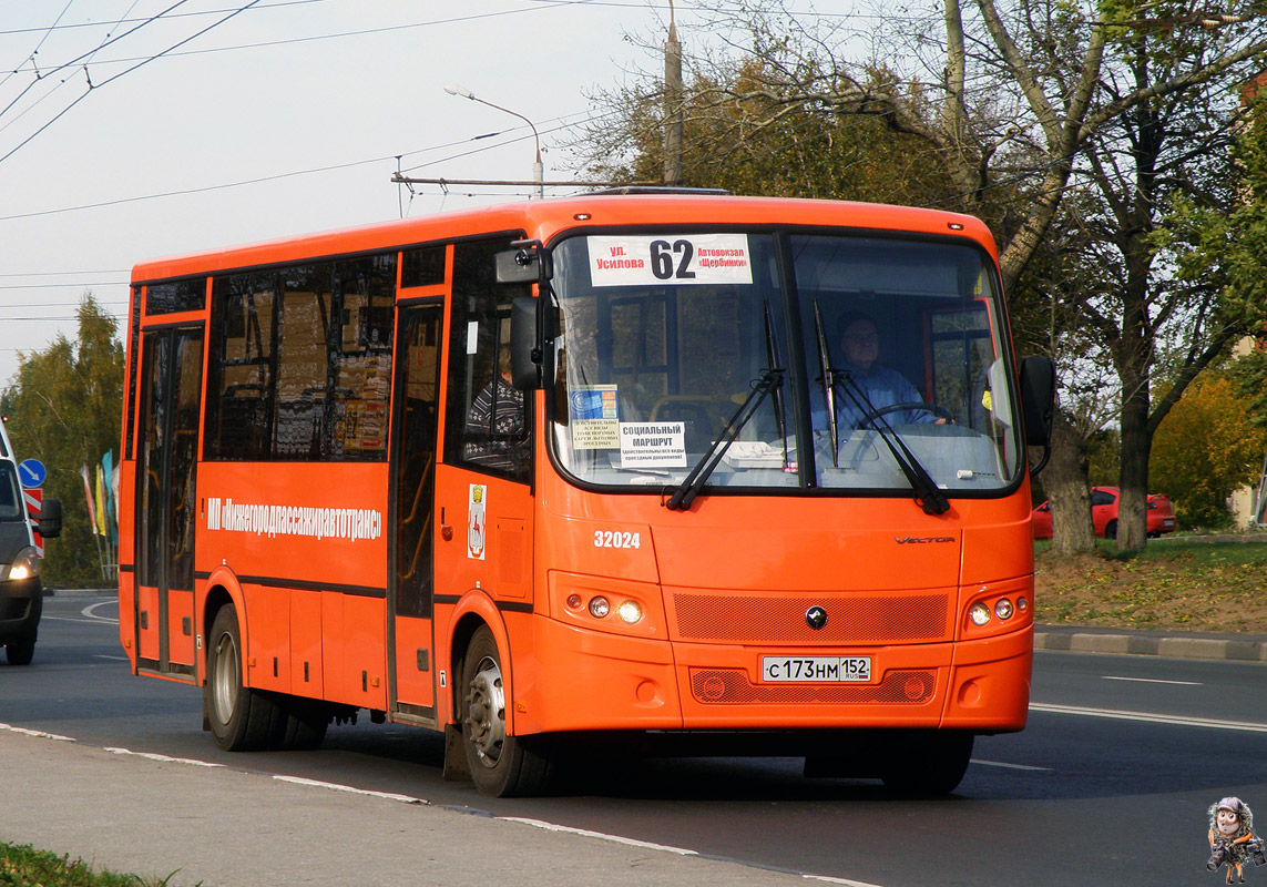 Нижегородская область, ПАЗ-320414-04 "Вектор" № 32024