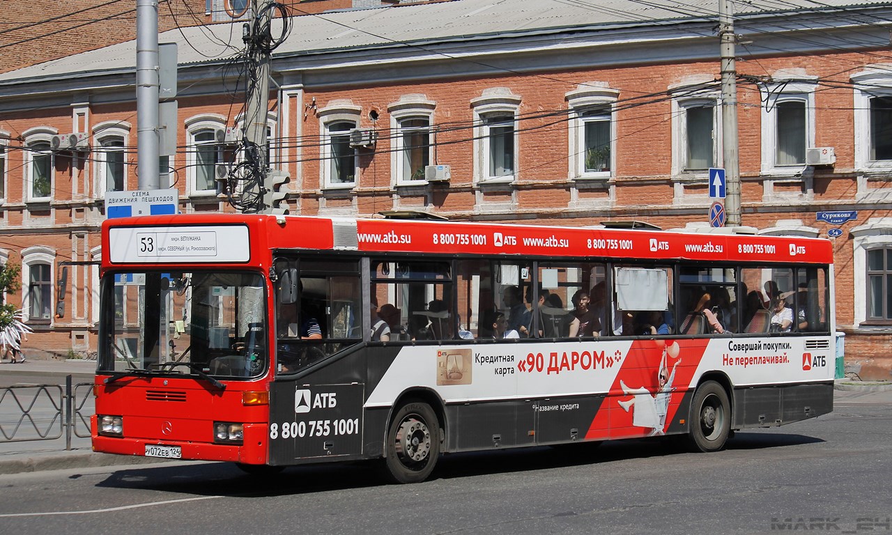 Krasnojarsko kraštas, Mercedes-Benz O405N Nr. У 072 ЕВ 124