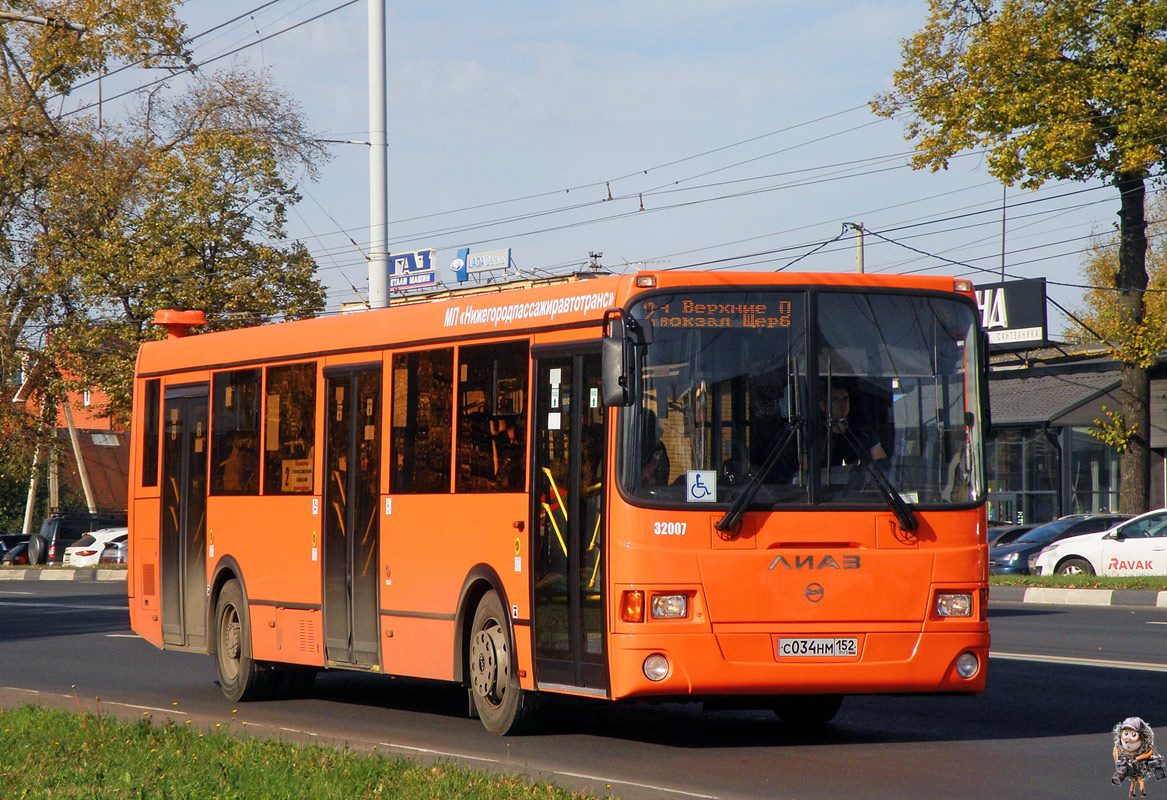 Нижегородская область, ЛиАЗ-5293.60 № 32007