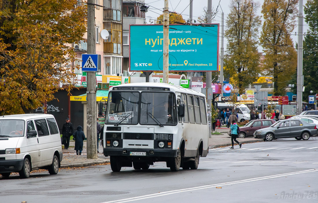 Волынская область, ПАЗ-32054 № AC 1729 AC