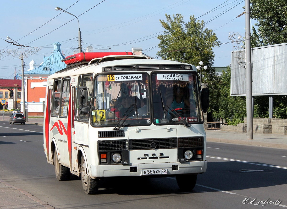 Томская область, ПАЗ-32054 № Е 564 ХК 70