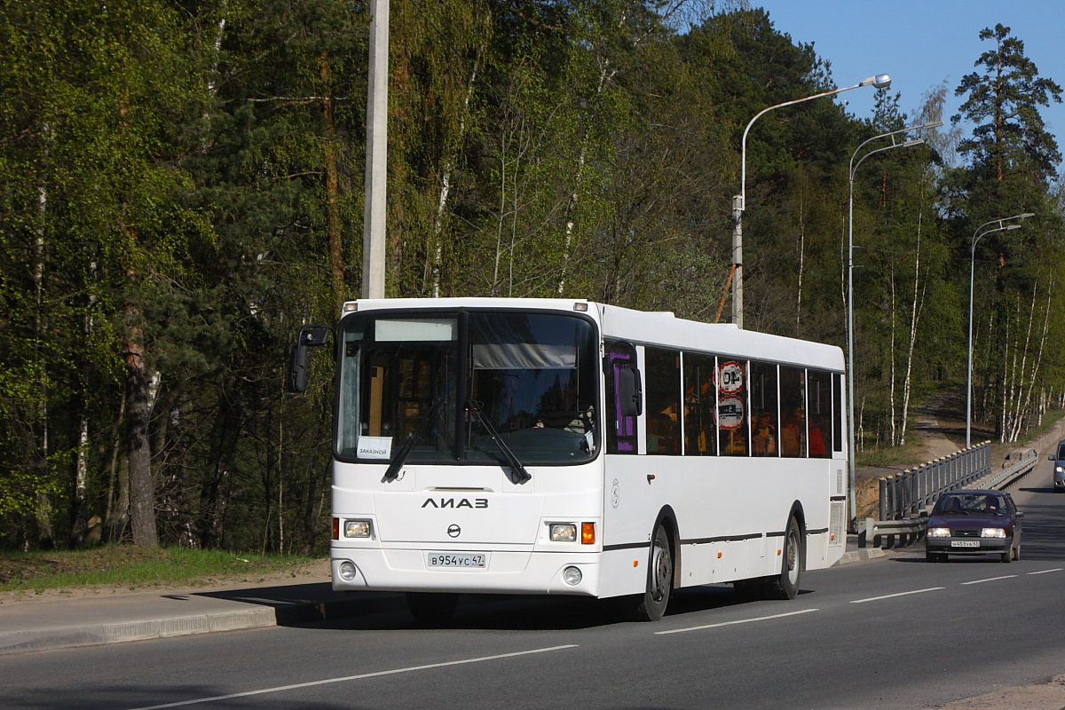 Ленинградская область, ЛиАЗ-5256.60 № В 954 УС 47