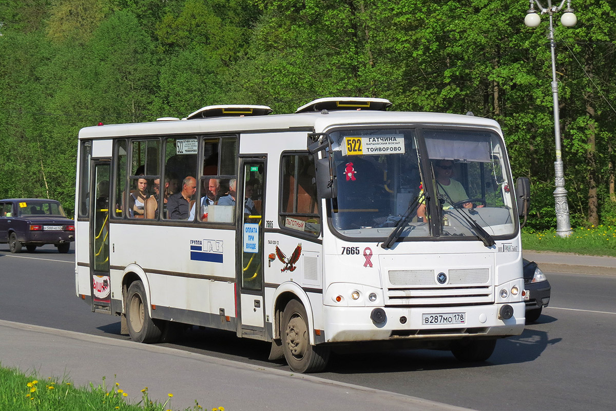 Ленинградская область, ПАЗ-320412-05 № 7665