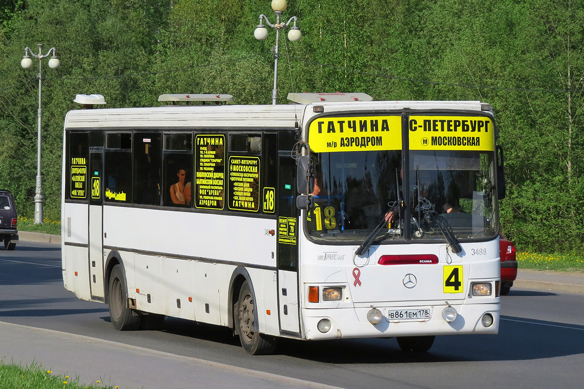 Ленинградская область, ЛиАЗ-5256.58 № 3488