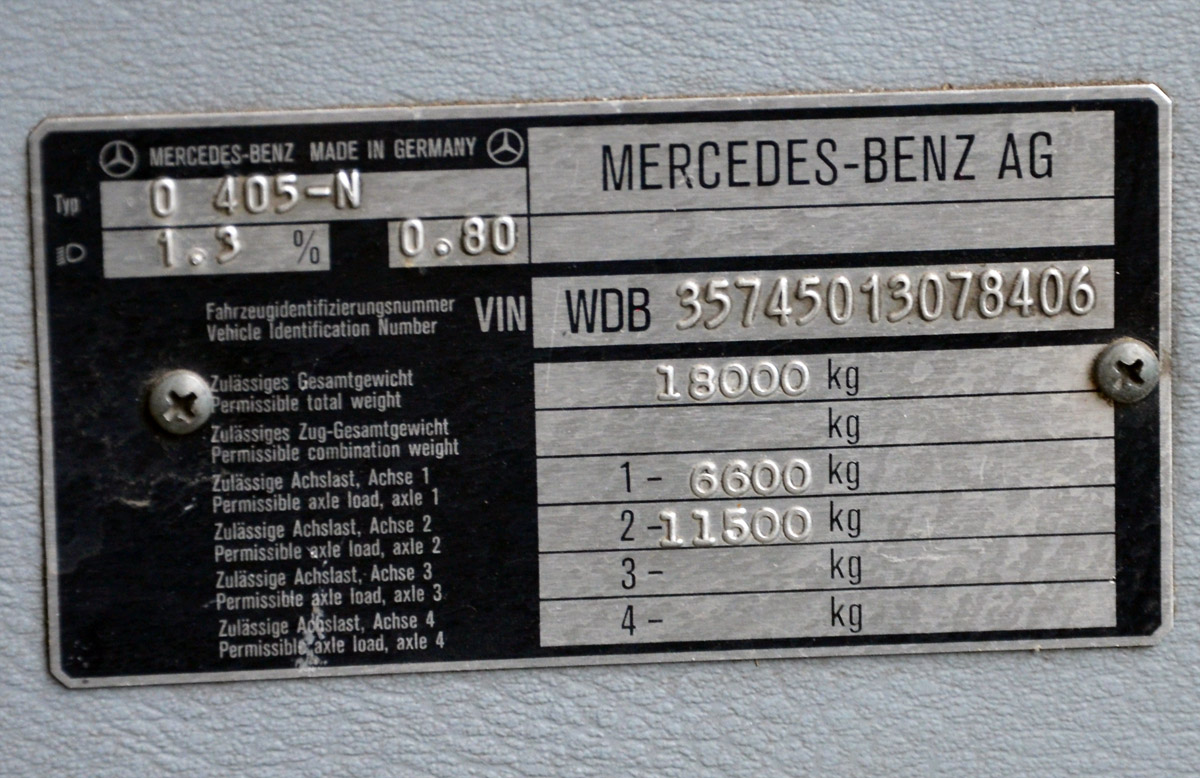 Пензенская область, Mercedes-Benz O405N2 № О 223 НР 33