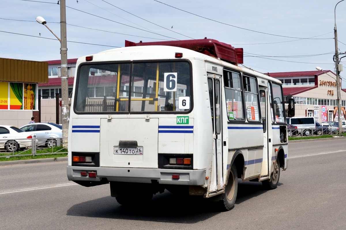 Ставропольский край, ПАЗ-32054 № К 140 ТО 26