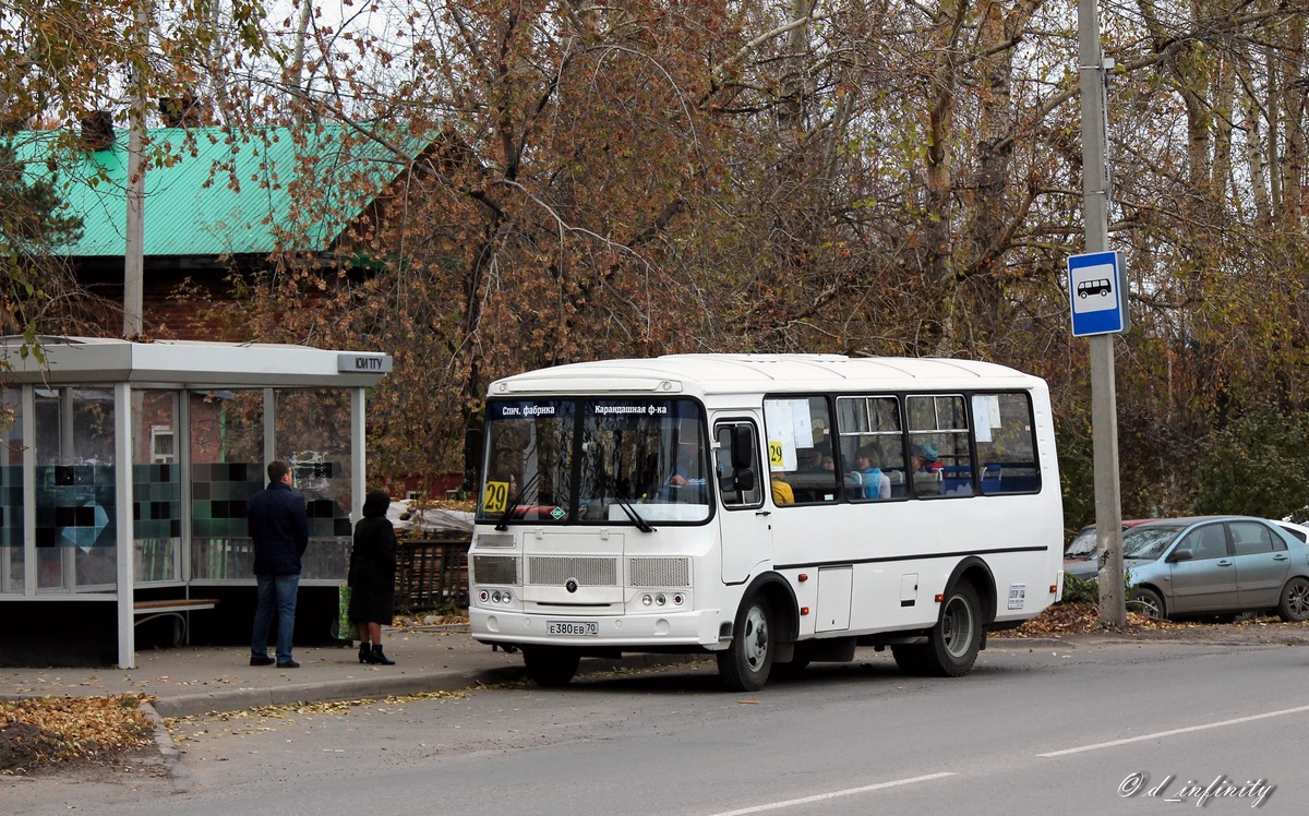 Томская область, ПАЗ-32054 № Е 380 ЕВ 70